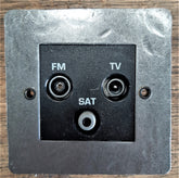 F Satellite Connector (TV + FM)