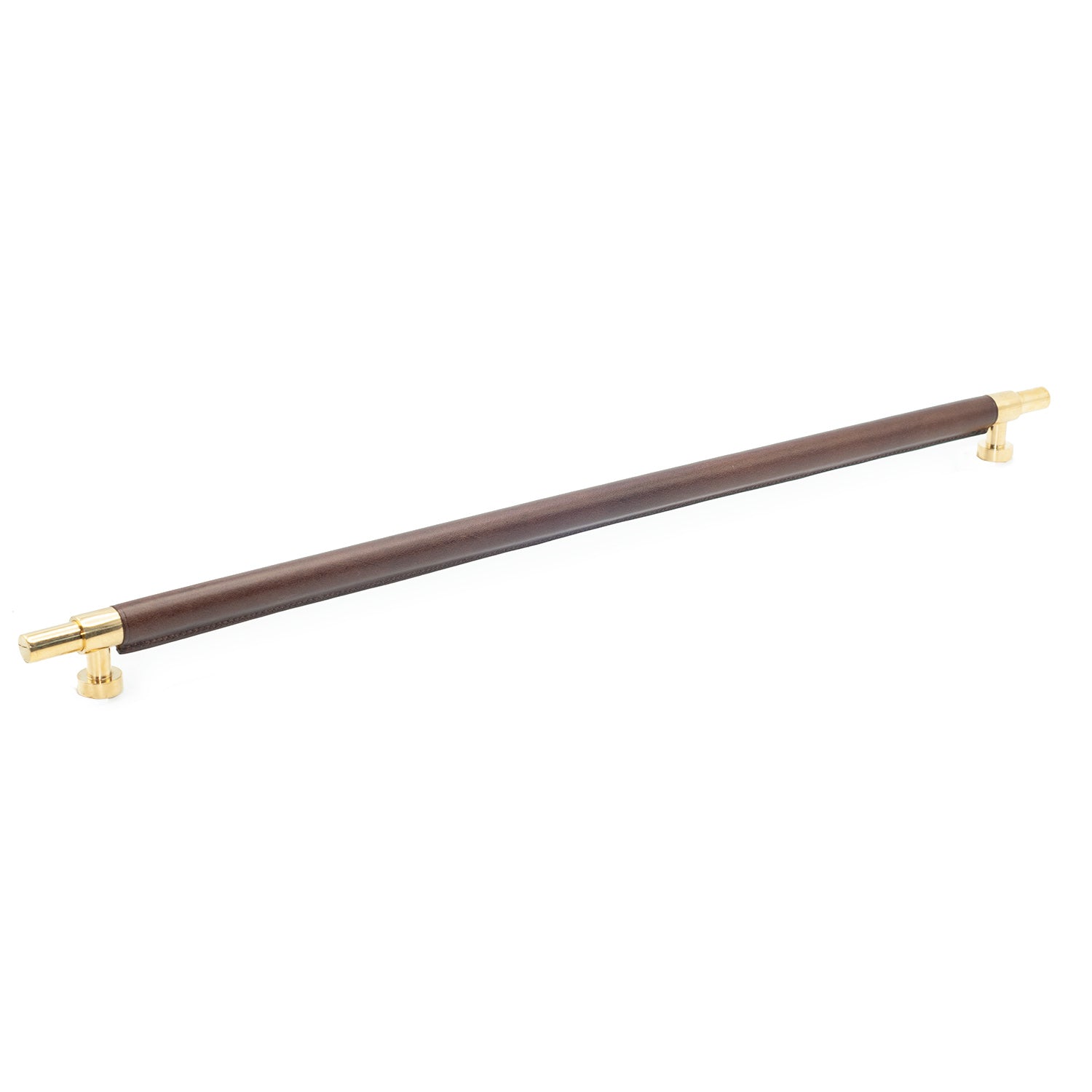 Brown Leather Cabinet Pulls