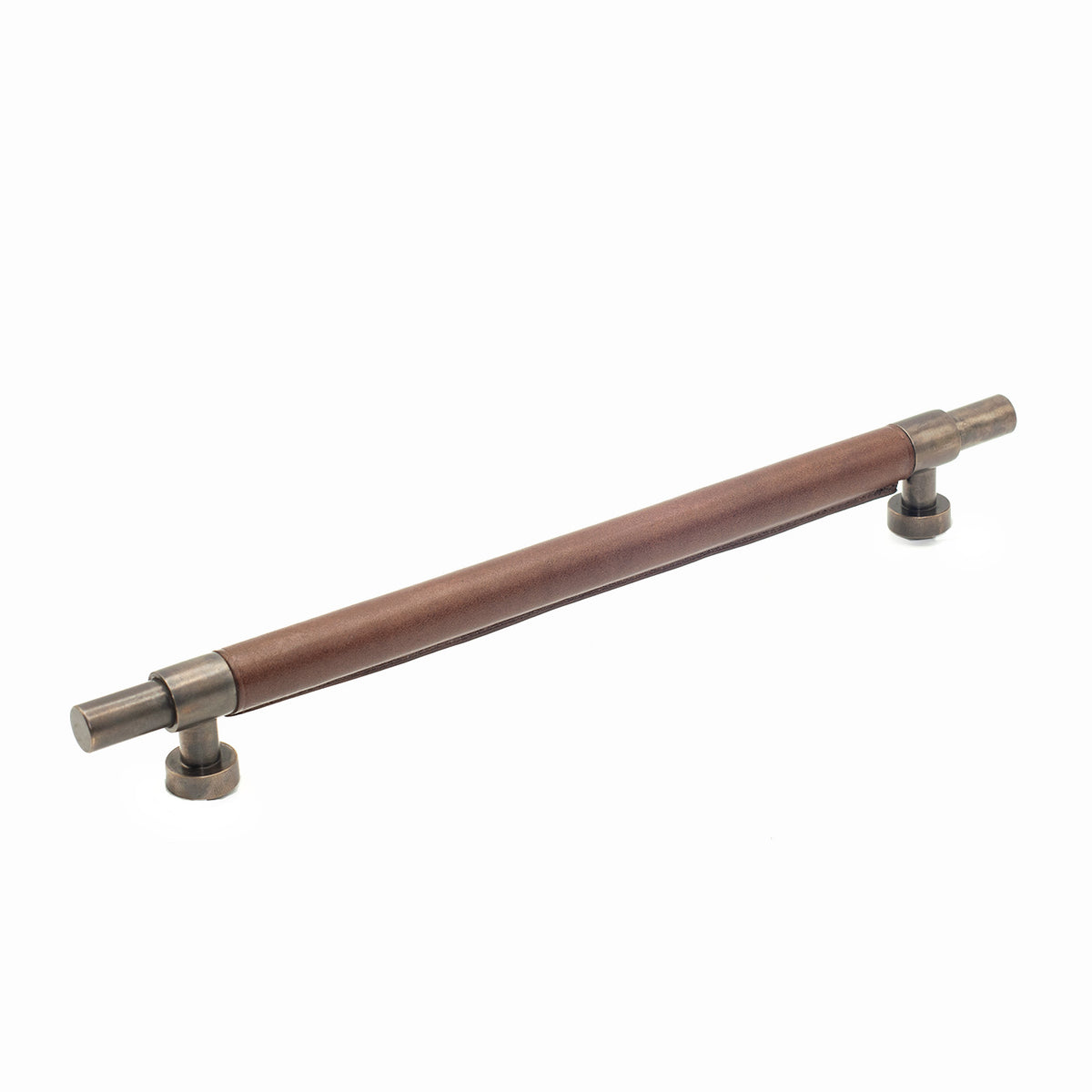 Brown Leather Cabinet Pulls